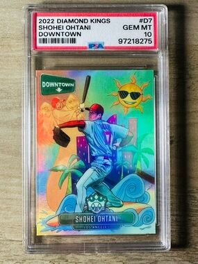 Shohei Ohtani Gem Mint 10 2022 Downtown Diamond Kings #D7 Novelty Cards.